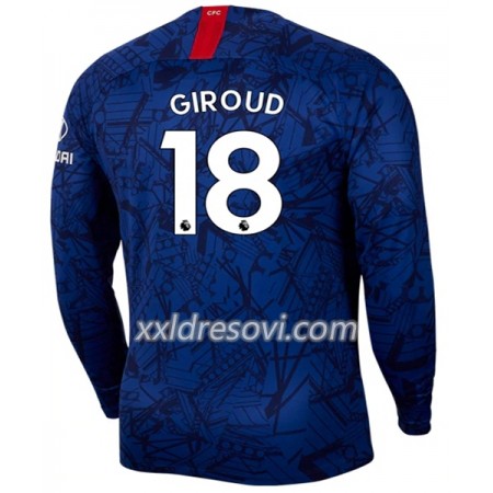 Chelsea GIROUD 18 Domaći Nogometni Dres 2019-2020 Dugim Rukavima